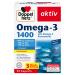 Double heart omega-3 1400 mg-high-dose omega-3 concentrate plus vitamin E-high content of omega-3 fatty acids EPA & DHA-90 capsules 90 pieces (1 Pack)