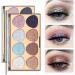 Eyeshadow Palette Fine Pressed 8 Colors Glitter Eye Makeup Palette - Blendable Natural Colors Make Up Eye Shadows Cosmetics Gift Fovolat M2 - Buy Online on GoSupps.com