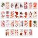 Xhwykzz Halloween Horror Wound Zombie Fake Scar Cuts Temporary Tattoos  3D Halloween Makeup and Party Decorations (30 Sheets)