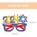 Exceart 2st Chanukka Photo Props - Funny Chanukka Glasses & Party Decorations for Memorable Celebrations - Buy Online on GoSupps.com