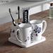 Soap Dispenser Blue Floral Pattern 6-Piece Ceramic Soap Dispenser Set with Tray Kitchen Bathroom Hotel Accessories for Bathroom Kitchen Home Bathroom Countertop Soap Dispensers - Buy Online on GoSupps.com