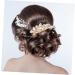 SOESFOUFU Bride Rhinestone Hair Comb gold headpiece hair accessories hair jewels for women hair comb for bridal Japanese and Korean Metal wedding bride Clip hair hair comb Small and fresh - Buy Online on GoSupps.com