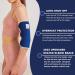 ALDIOUS Electric Heating Pad & Elbow Brace for Tendonitis Arthritis & Tennis Elbow - Adjustable Velcro Design Auto Shut Off Ideal for Men & Women - International Shipping Available - Buy Online on GoSupps.com