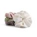Jumbo Silk Stain Scrunchies for Women Oversize Soft Scrunchie for Thick Hair Luxury Hair Ties for Hair Sleep Girl Cute Scrunchies Milky White