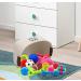 Geyecete Square Dog Toy Basket - Cotton Rope Pet Toy Storage Bin in Beige - Buy Online on GoSupps.com