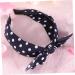 MAGICLULU Women Hair Hoop Bowknot Hair Band Hair Accessories Black and White Stripes Head Headband Women's Korean Version - Buy Online on GoSupps.com