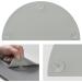 Gasar Extra Large Silicone Placemats for Toddlers - 22x11 Inches, Suction Cups, Raised Edges, Non Slip - Gray - Buy Online on GoSupps.com