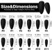 240pcs Matte Black Almond Press on Nails | Medium Acrylic Fake Nails Kit with Adhesive Tabs for Women & Girls - Shop Now - Buy Online on GoSupps.com