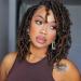 Toyotress Butterfly Locs Crochet Hair 8 Inch 7Pcs Ombre Brown Pre-twisted Distressed Crochet Braids Short Bob Faux Locs T30-7P - Buy Online on GoSupps.com