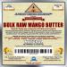 Organic Raw Mango Butter 2 LB - Light Aroma, Non-Greasy Base for DIY Beauty Products - Buy Online on GoSupps.com