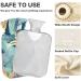 Buy Naanle 2L Hot Water Bottle with Palm Leaf Hornbill Cover - Pain Relief & Heat Therapy for Back Hands & Feet - Buy Online on GoSupps.com