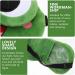 EXCEART Lovely Cartoon Green Frog Sleep Eye Cover for Kids - Assorted Color Blindfold for Teens Girls - Perfect for Plane Travel and Overnight Parties - 18X9X5CM - Buy Online on GoSupps.com