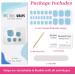 Ceboic Half-Hardened Gel Nail Foils - 26 Self-Adhesive Colorful Pedi Wraps | Mysterious Blue UV Nail Art Stickers for Women & Girls - Buy Online on GoSupps.com