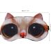 LUOZZY Cartoon Cat Eye Mask Adorable Travel Sleeping Mask for Naps & Night | Perfect Gift for Animal Lovers - Buy Online on GoSupps.com