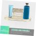 Alipis 3 STK Toothbrush Dispenser & Holder - Stylish Bathroom Storage for Electric Toothbrushes - Wall-Mounted Toothpaste Organizer - Gold Iron Wave Design (28x11.5x9cm) - Buy Online on GoSupps.com