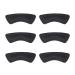 MICPANG Heel Pads Cushion Heel Protectors for Women and Men Soft Shoe Insert Grips Liner Self-Adhesive Foot Care (Black  3 Pairs)
