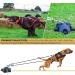 Patented 360 Rotatable Dog Anchor Stake - Strong Dog Stake with 20ft Cable for Small to Large Dogs up to 68 kg - 5 Hold Straps for 453.6 kg Tension - Buy Online on GoSupps.com
