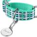 Dazzber Martingale Collar for Dogs - No Pull Soft & Stylish Heavy Duty Pet Collar for Medium & Large Breeds - Blue & White Plaid 1 Inch Wide - Buy Online on GoSupps.com