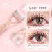 3 in 1 Eyelash Application Tool Kit - Curler Clip Tweezers & Comb for Perfect Eye Makeup | 3Pcs Eyelashes Buddy Set - Convenient & Effective Eyelash Tools - Buy Online on GoSupps.com