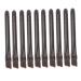 HAPINARY 10 Pcs Eye Shadow Brush Blush Makeup Brush Sponge Applicator Makeup Brush Kit Stainless Steel Black