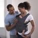 Boppy Adjustable ComfyFit Baby Carrier in Heathered Gray | 3 Carrying Positions | Soft Yoga-Inspired Fabric | 0m+ 8-35lbs - Buy Online on GoSupps.com