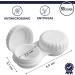 EYE DISCOVER Antimicrobial Glasses Case | High-Quality Leak-Proof Screw Cap | Pack of 4 - Perfect for International Shipping - Buy Online on GoSupps.com