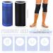 Kids Knee Brace Support - 2 Pairs Patella Compression Sleeves for Boys & Girls | Volleyball, Basketball, Gymnastics | Blue & Black - Buy Online on GoSupps.com