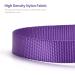 Audwud Thick Nylon Neck Band | Adjustable Classic Dog Collar in 4 Sizes & Colors | Perfect for Small Medium & Large Dogs - XS: 25-36 cm in Purple - Buy Online on GoSupps.com