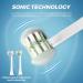RAZOKO Sonic Electric Toothbrush for Adults | 3-Sided Design | 5 Modes | 360 Cleaning | Timer | Blue | 4 Brush Heads Included - Buy Online on GoSupps.com