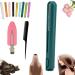 Mini Dual-Purpose Curling Iron Cordless 2 in 1 Mini Dual Purpose Curling Iron Cordless Mini Curling Iron for Short Hair Portable Travel Curling Wand for Women (Dark Green)