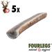 Fourles Natural Kausnack for Dogs - 100% Deer Antler Chews Minerals & Denture Support - XL Halved 5-Pack - Buy Online on GoSupps.com
