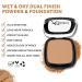 Face Pressed Powder #7 Cinnamon - Dual Wet & Dry Foundation for Flawless Matte Finish Maximum Coverage & Shine-Free Touchup | International Shipping Available - Buy Online on GoSupps.com