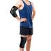 Asani Compression Ice Pack Sleeve (Medium) for Hot or Cold Therapy for Elbow, Knee, Calf & Ankle Injuries, Reusable Flexible Wrap Sleeve, for Tendonitis, Tennis Elbow, Golf Elbow Medium (Pack of 1)