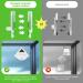 Magnetic Window Cleaner Double Side Window Cleaning Tool Magnetic Glass Cleaner for 20-30MM Double Layer Windows Anti Drop Scratch Free for High House Office Glass Windows - Buy Online on GoSupps.com