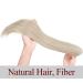 Buy 22'' Ash Blonde Mix Ponytail Extension - Micro Wavy Hair Braid with Bracket | Skin-Resistant Realistic Look for International Shipping - Buy Online on GoSupps.com