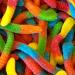 Yummy Gummy Sour Jelly Worms - 1KG Bag - Sour Neon Worms - Worm sweets - Buy Online on GoSupps.com
