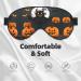 Halloween Moon Bat Pumpkin Print Double-Sided Eye Mask Soft and Light Blocking for Enhancing Sleep Quality - Buy Online on GoSupps.com