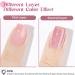 MIZHSE Pink Gel Nail Polish Shimmery Rose Jelly Color Natural Gel Polish Glitter Sparkle Pink Nail Gel 12ML Soak off UV LED for Home Salon DIY BV006 - Buy Online on GoSupps.com