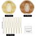 Ballet Hair Net Set - 20 Invisible Bun Hairnets with 50 U Shaped Hair Pins - Ideal for Dancers, Nurses, & Foodservice Workers - Beige & Gold - Buy Online on GoSupps.com