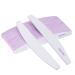 Nail file 20 pieces professional nail file 100/180 grit nail files for gel nails and natural nails reusable double-sided nail file for nail studios diy nail art at home white-20 pieces