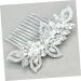 Didiseaon 1pc Barrettes for Women Bridal Hair Comb Rhinestone Headpiece Rhinestone Hair Comb Hair Jewels for Women Flower Girl Hair Accessory Tiara Bride Hair Accessories Wedding - Buy Online on GoSupps.com