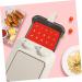 Alipis 1pc Air Fryer Pad Airfryer Air Fryer Parchment Paper Silicone Air Fryer Liner Baking Mat Food Grade 19X19X0.2cm Red - Buy Online on GoSupps.com