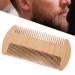 Buy Wooden Beard Comb - Portable Fine Teeth Grooming Tool for Men | International Shipping Available - Buy Online on GoSupps.com