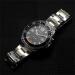 SHMIOU English Talking Watch for Blind Visually Impaired Elderly - Stainless Band Quartz Alarm, Black Dial Silver Frame - Buy Online on GoSupps.com