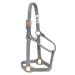 WEAVER Leather Non-adjustable Halter Grey (Graphite//Nature's Delight) Average Horse