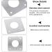 12PCS Bird Nest Box Protection Plates 32mm Wild Bird Boxes Garden Small Birds Metal Plate Birdhouses Bird Houses Robin Nest Box Sparrow Nest Box Owl - Buy Online on GoSupps.com