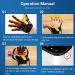 Air Pressure Rehabilitation Robot Gloves - Electric Finger Training Device for Stroke Recovery | Right Hand Medium - Optimize Hand Mobility & Rehabilitation - Buy Online on GoSupps.com