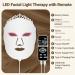 Buy Infrared Red Light Therapy Facial Mask | 7 Color LED Beauty Mask for Skincare & Tightening | Best LED Light Therapy for Face - Buy Online on GoSupps.com
