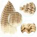 22 Inch Allgro Ocean Wave Crochet Hair 3 Packs - Deep Twist Braiding Hair Extension in 27/613# Color - Buy Online on GoSupps.com