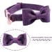 Dogwong Violet Dog Collar with Removable Fly | Adjustable & Comfortable for Small to Medium Dogs | Perfect Gift for Girls - Pack of 1 - Buy Online on GoSupps.com